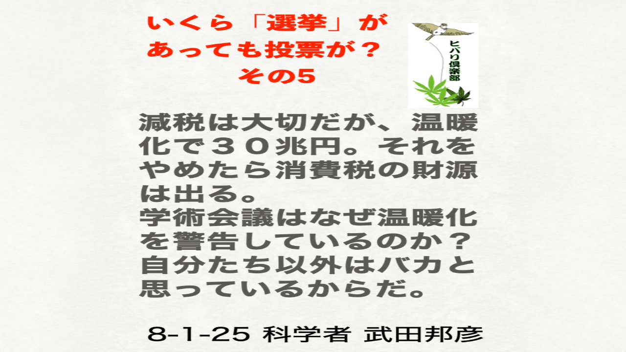 いくら「選挙」があっても投票が？：その5